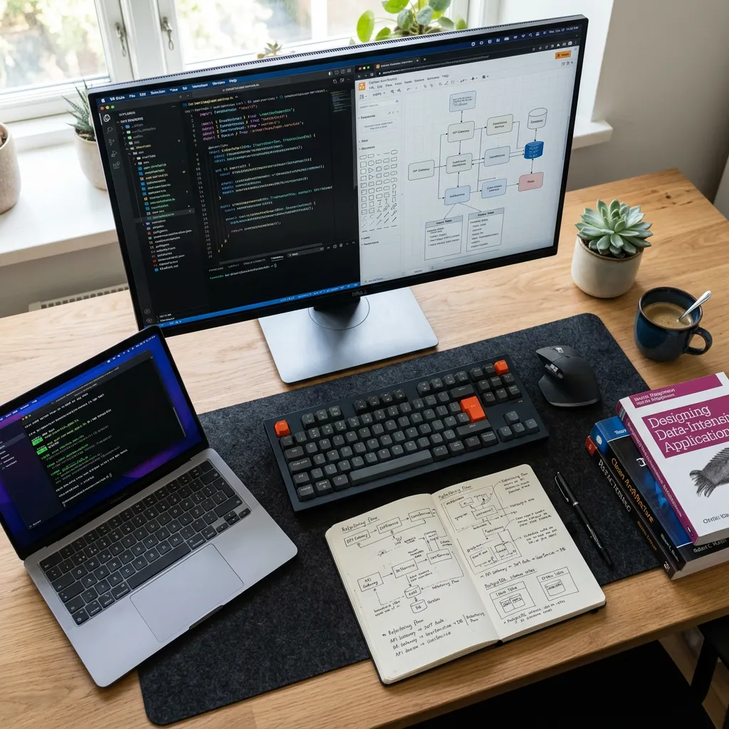 Poste de travail développeur : code, architecture et documentation technique